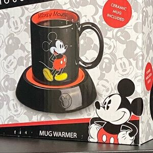 Disney Mickey Mouse Mug Warmer, Ceramic Mug Included